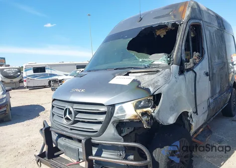 2023 Mercedes-Benz Sprinter 2500 Standard Roof 4-Cyl Diesel Ho из США, поврежденный, VIN W1Y4NBVY0PT154404